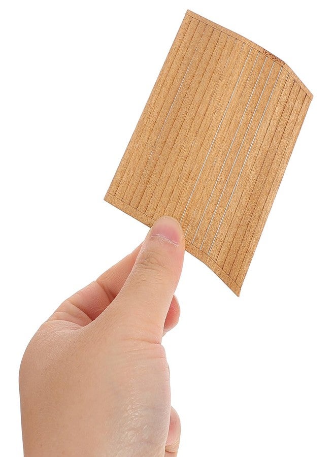 ياردوي شرائح أرضيات قوارب خشبية صلبة من ياردوي، مثالية لنماذج القوارب الشراعية المصغرة التي تصنعها بنفسك، وملحقات أرضيات قوارب بحرية متينة، ومواد سهلة التجميع لأرضيات القوارب الخشبية، مناسبة لبيوت الدمى والمشاريع الحرفية. - Image 5